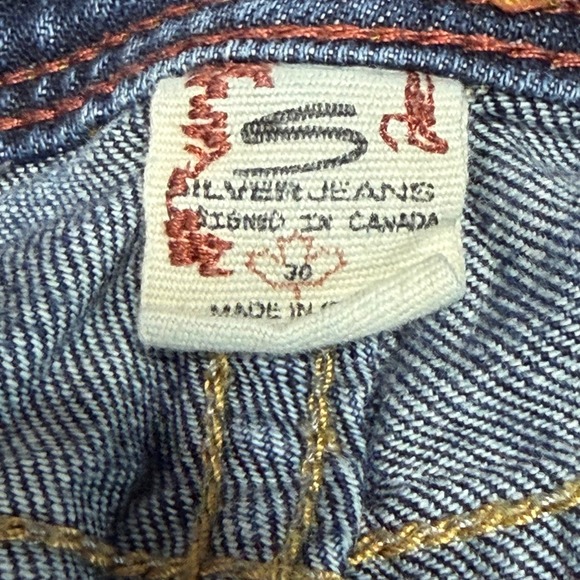 Silver Jeans Co Womens Aiko Flood Bootcut Jeans Dark Wash Size 30 - Picture 6 of 9